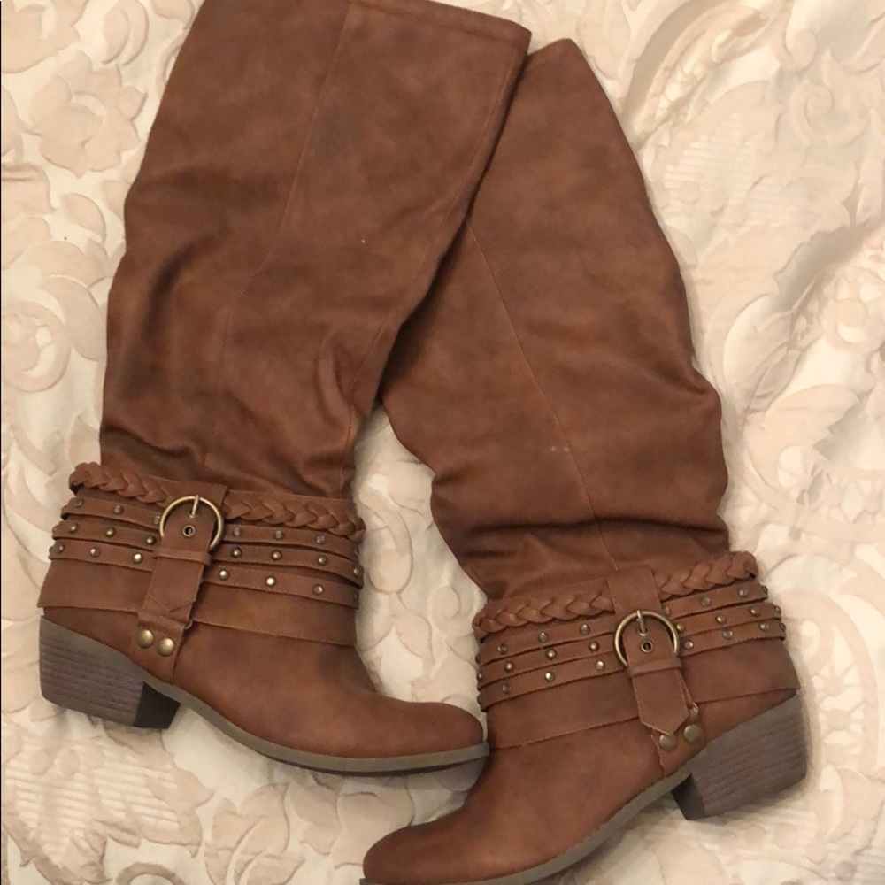 Cognac Winter Boots
